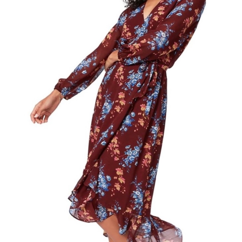 PAIGE Dress Multi Cherrywood Color Silk Woman’s Size XS